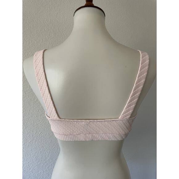 Solid & Striped Swim Pullover Bikini Top Textured Swimwear - Picture 5 of 8